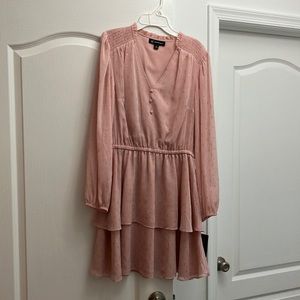 International Concepts INC Dress New, blush pink with gold flecks size M
